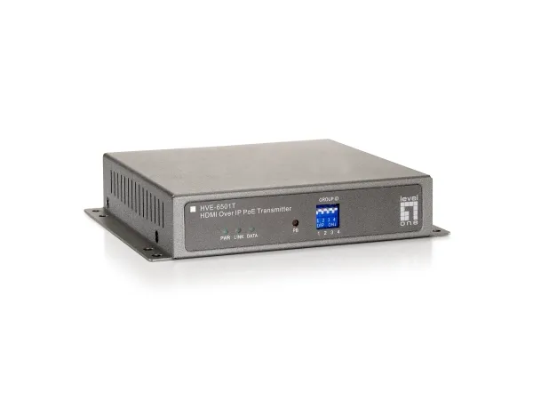 LevelOne HVE-6501T HDMI over IP PoE Transmitter - Forlænger for video - sender - 1GbE - 100Base-TX, 1000Base-T - for LevelOne GEP-2450