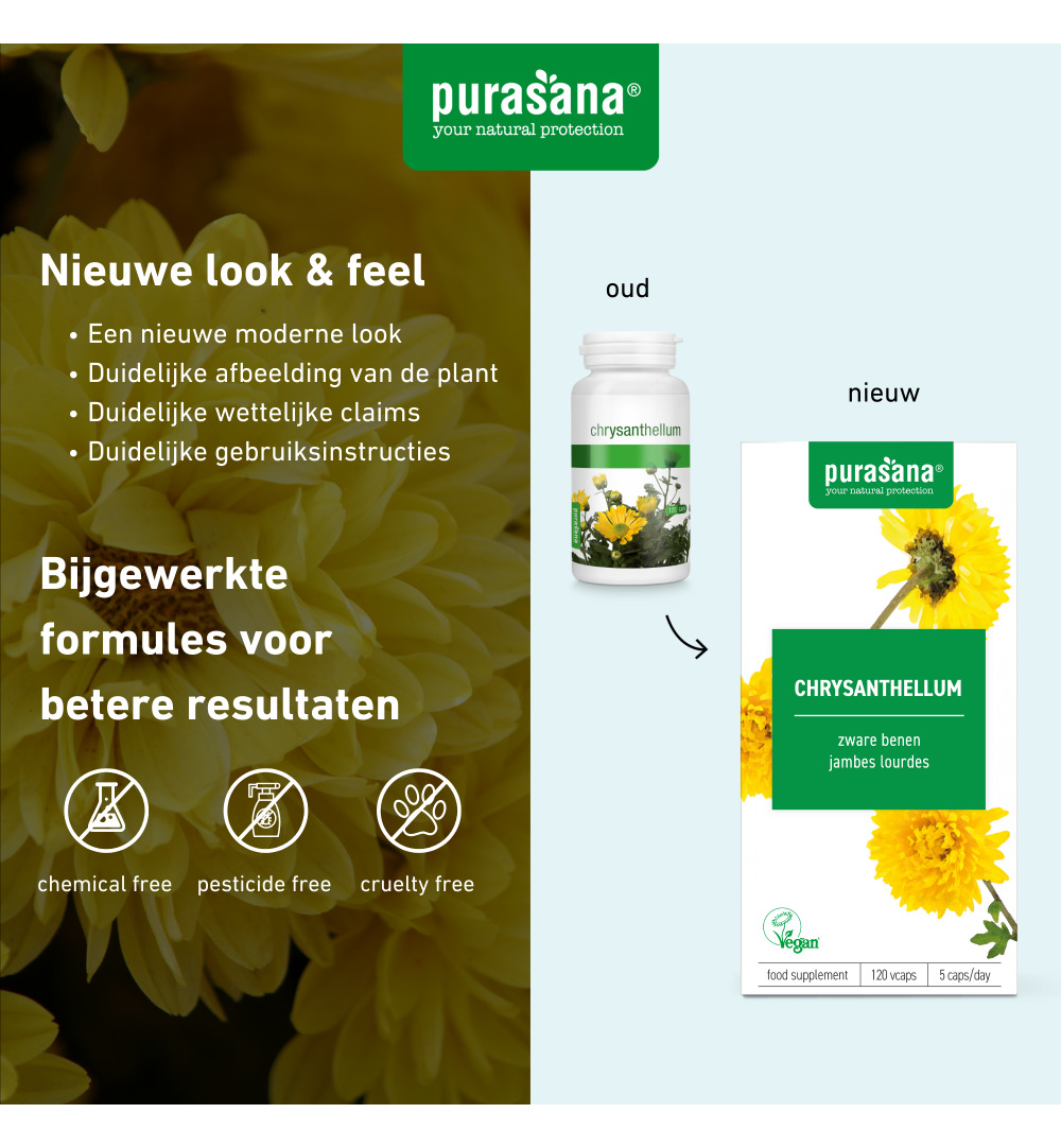Purasana Chrysanthellum Vegan (120 vega capsules)