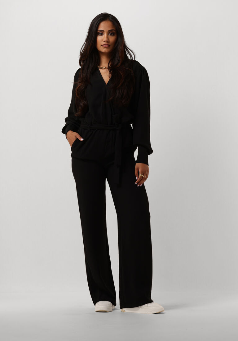 ANOTHER LABEL zwarte another label jumpsuit laureen jumpsuit