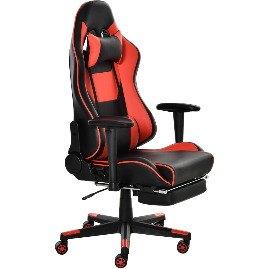 Vinsetto Gaming Stuhl mit Fußstütze bunt