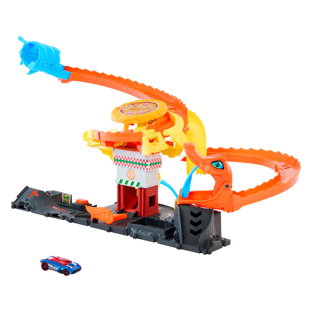 Hot Wheels City Snake & Pizza Shop Speelset