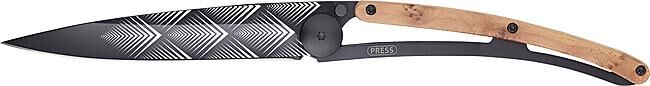 DEEJO - COUTEAU POLYNESIEN TATTOO BLACK 37 G
