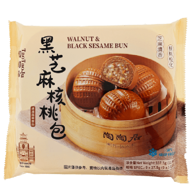 Taotaoju Walnoot & Zwarte Sesam Bun 337.5g