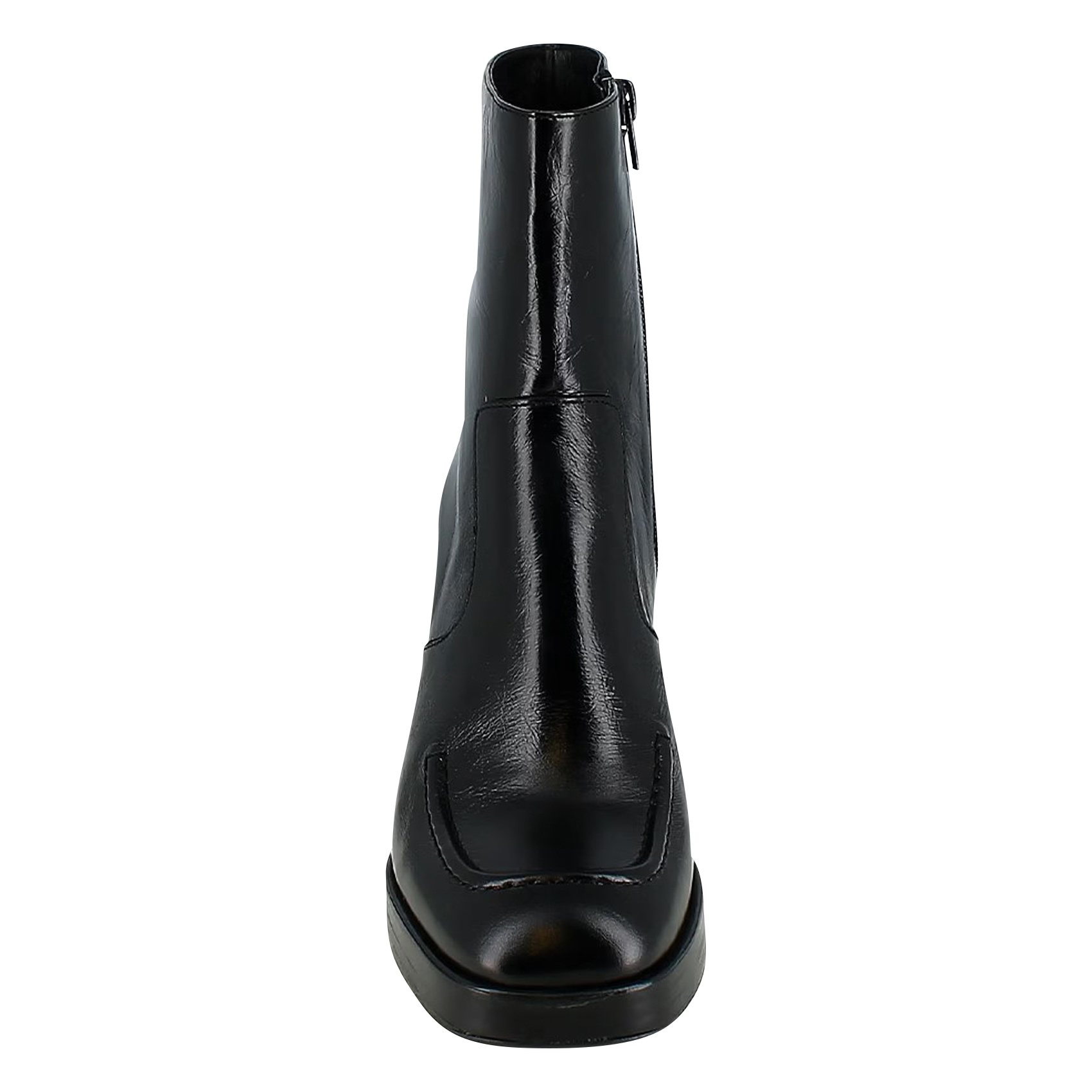 VERONICA - Bottines à talons en cuir | Noir