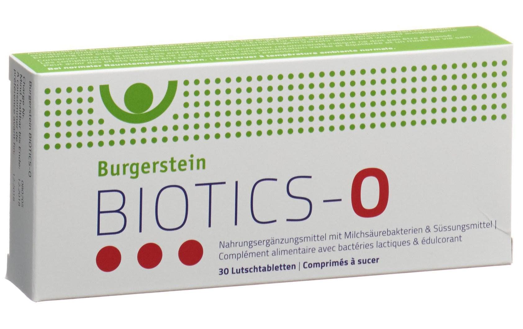 Biotics-O 30 LutschtablettenBakterienkultur für Rachen & Mund