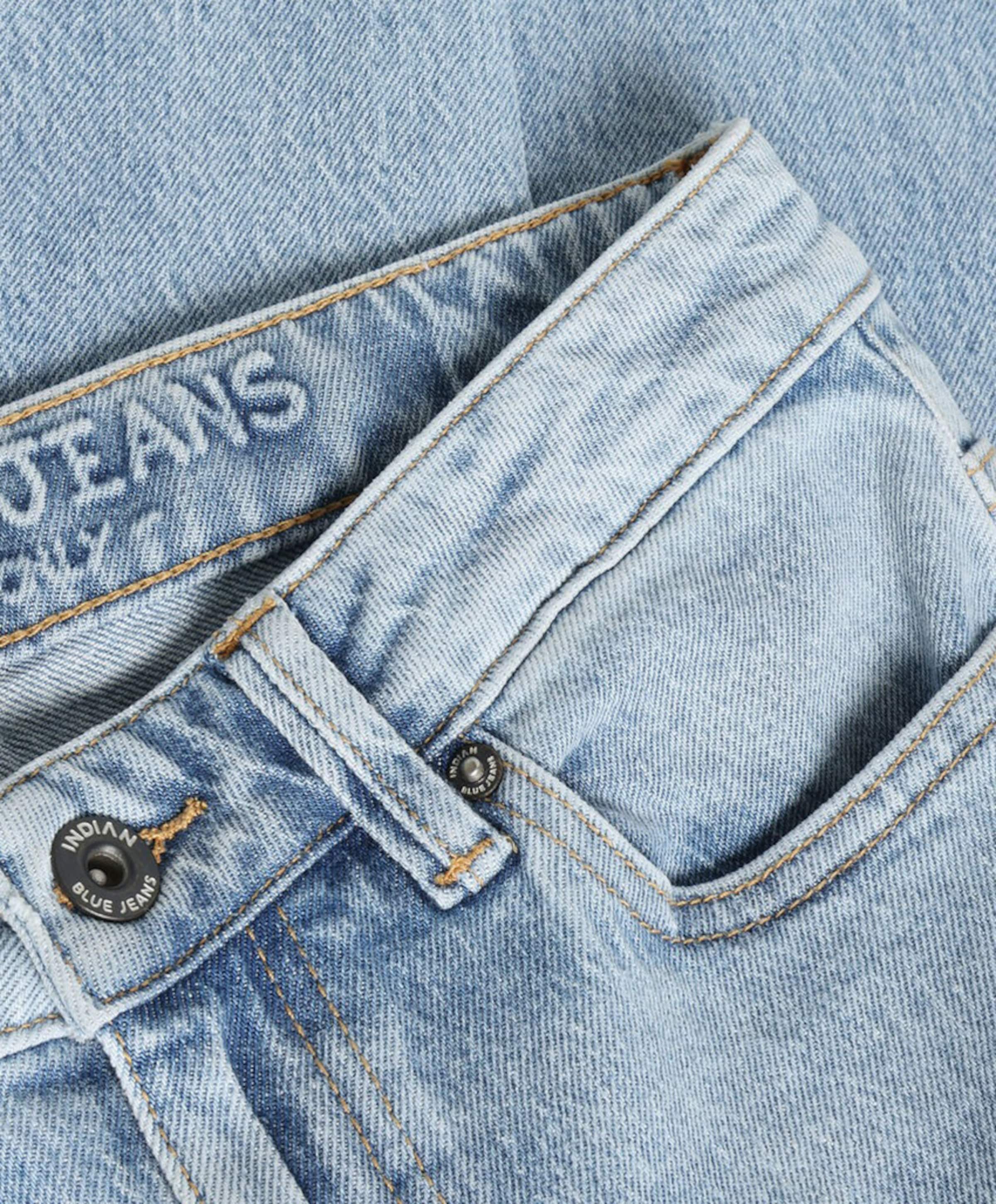 Indian Blue Jeans Wide Loose Fit Blue jongens jeans blauw