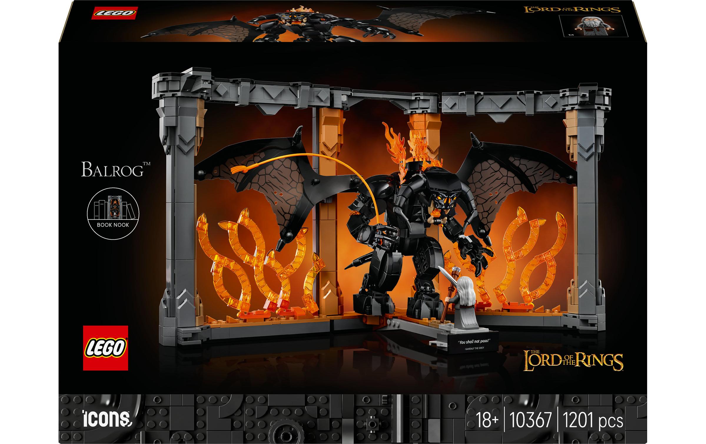 Icons Der Herr der Ringe: Balrog Bücherstütze 10367Set mit Bücherstütze als Filmsouvenir
