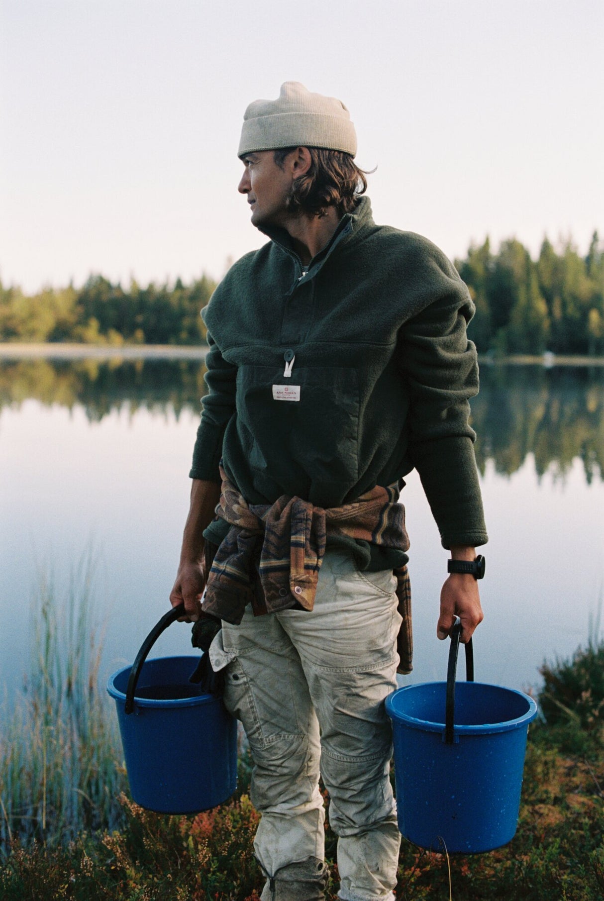 Amundsen<br>V-Bond Waxed Fleece Mens