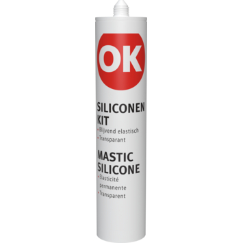 OK Siliconenkit transparant 290 ml