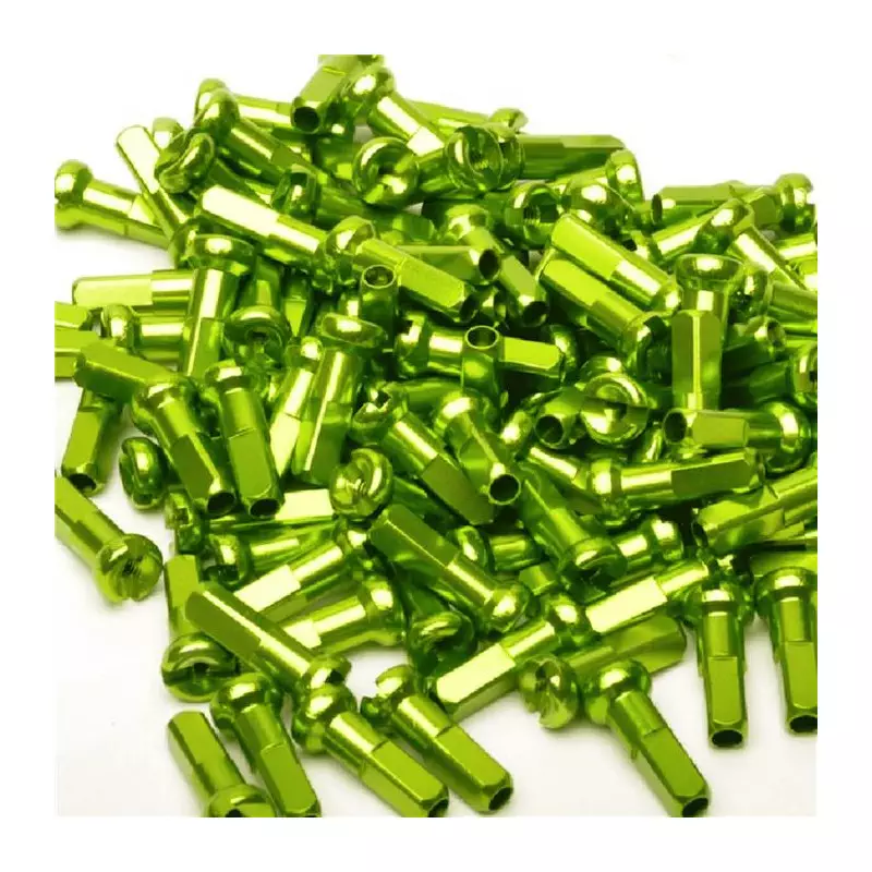 DARTMOOR tetes rayons aluminium, vert anod., 38 pcs.