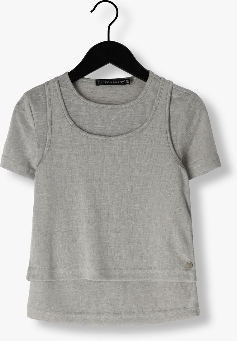 FRANKIE & LIBERTY grijze frankie & liberty top maevy tee