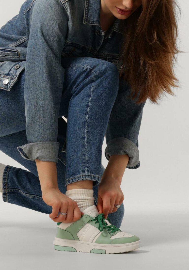 TOMMY JEANS groene tommy jeans lage sneakers tjw skate d