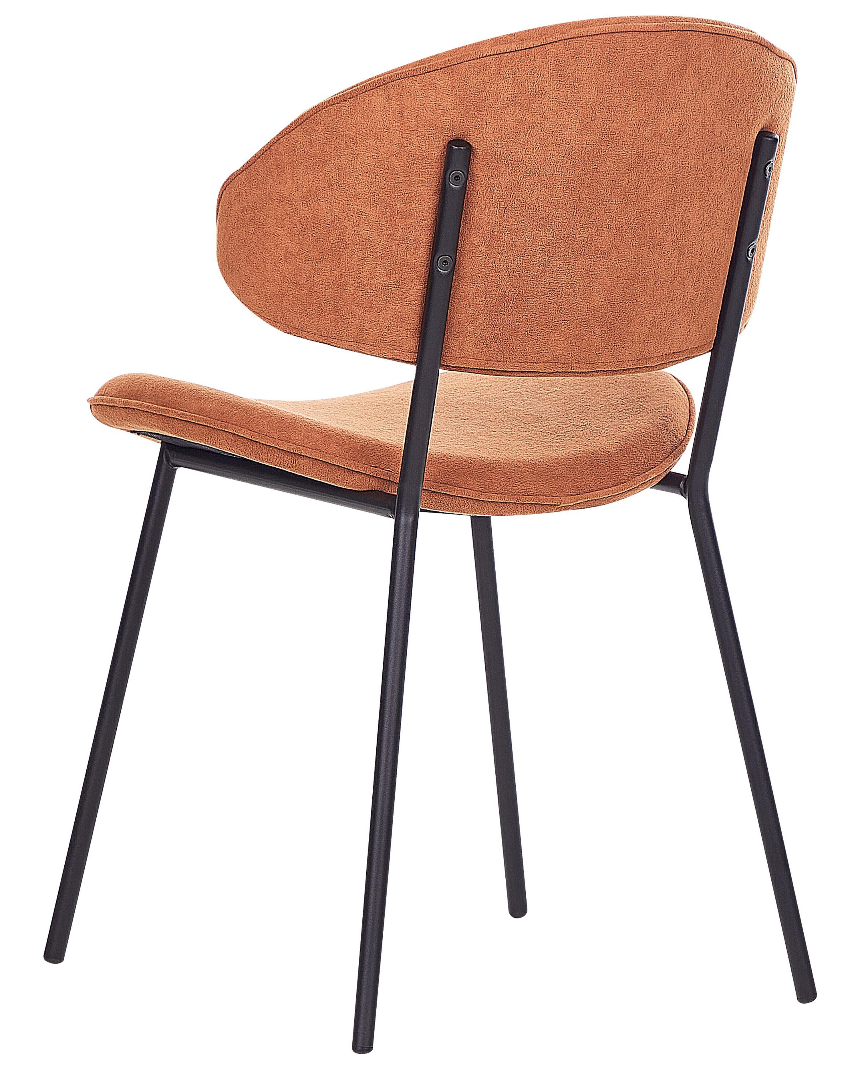 Set van 2 eetkamerstoelen KIANA Oranje