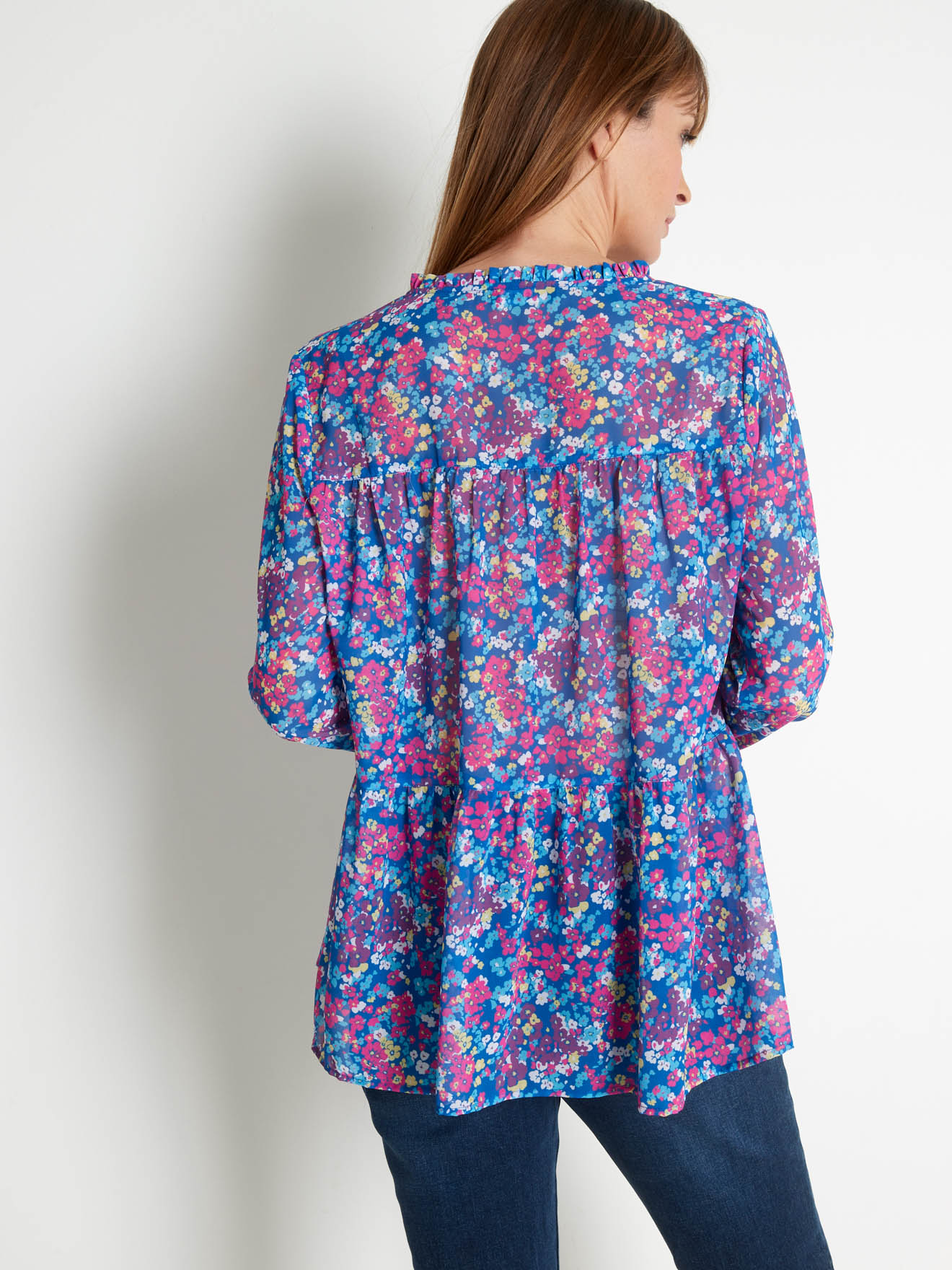 Blouse ample en voile