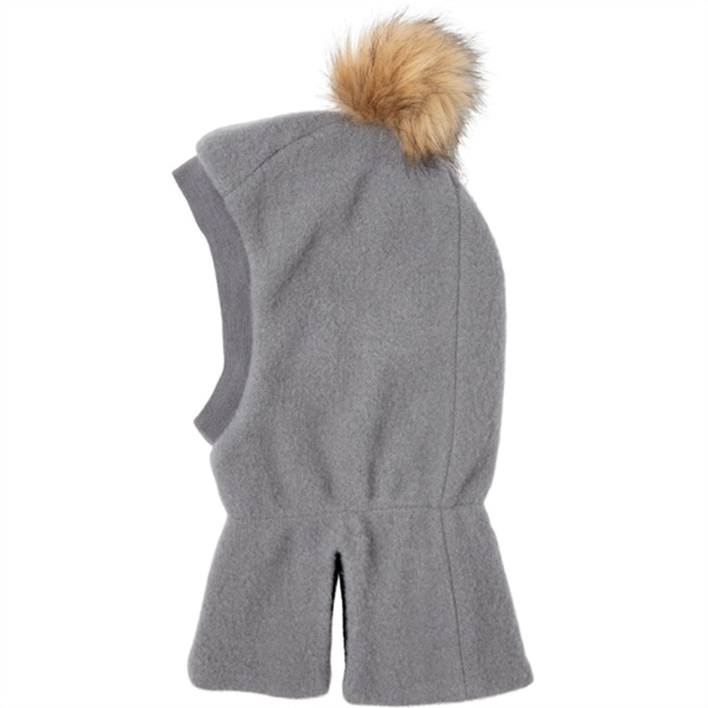 Silver Filigree Wmino Uld Brushed Balaclava med Kvast