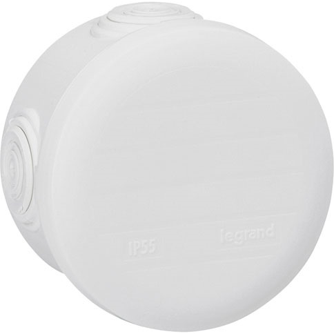 Boite de dérivation - ronde - 70 mm x45 mm - blanc