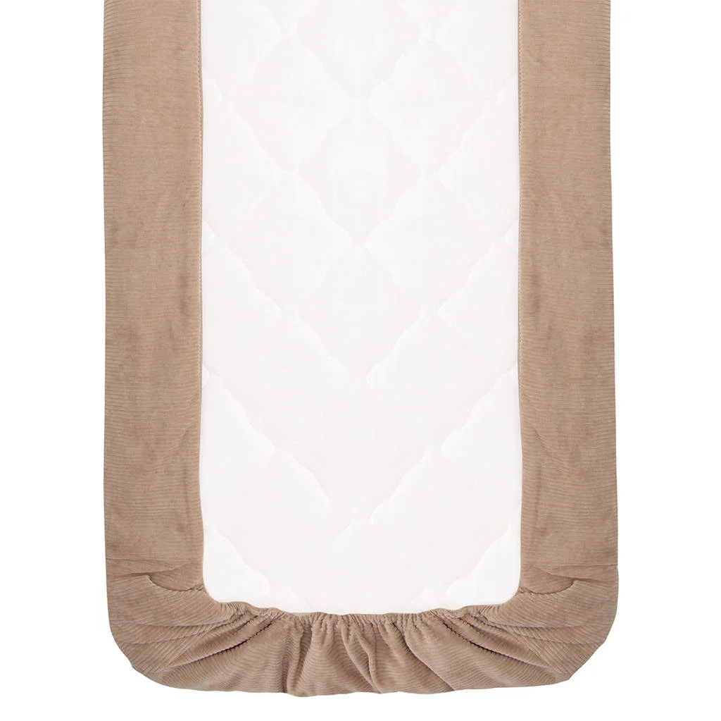 Tuck-Inn all season wiegdeken Urban Taupe velvet rib