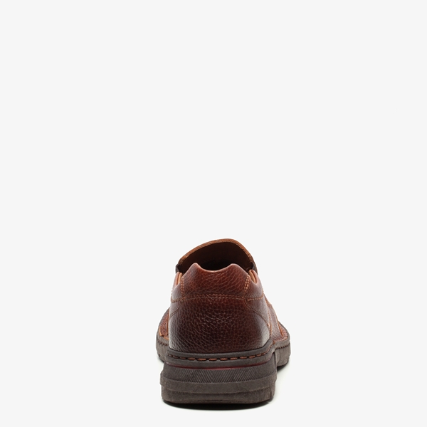 Hush Puppies leren heren instappers bruin