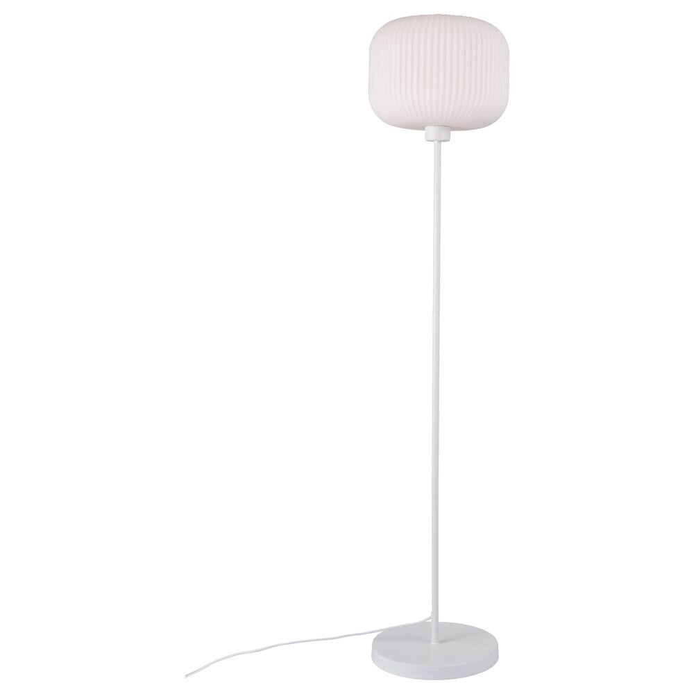 Milford vloerlamp in wit E27