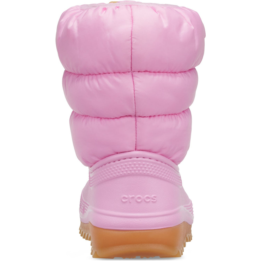Køb Crocs Pink Tweed/Gum Classic Neo Puff Støvle