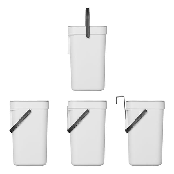 Avfallsbeholder med lokk 3L for campingvogn/bobil