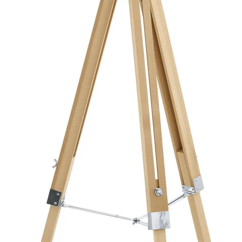 EGLO Lantada Vloerlamp - E27 - 143 cm - Natuur/Beige