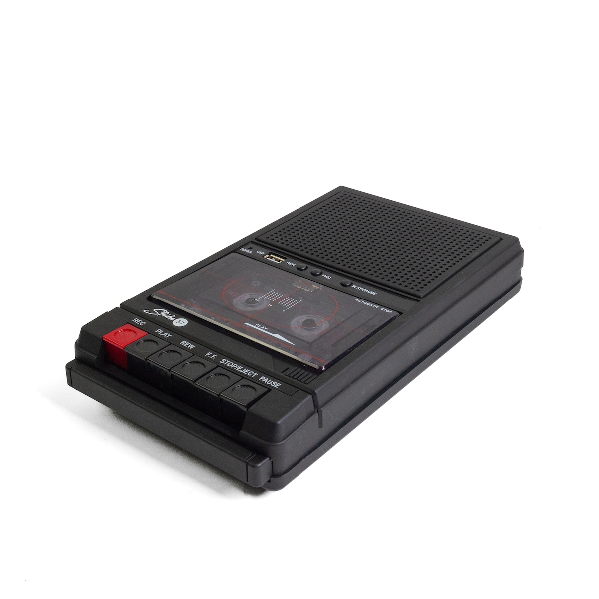 Studio 57 Kassettopptaker (svart)