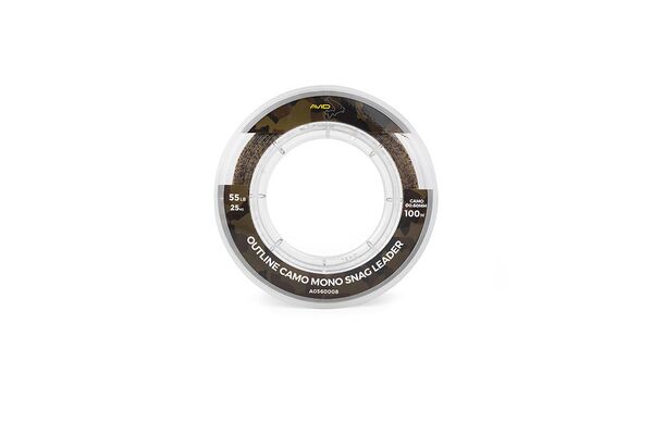Tête de ligne Avid Carp Outline Camo Mono Snag 100m