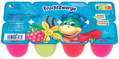 Fruchtzwerge Himbeere, Kirsche, Vanille, Himbeere