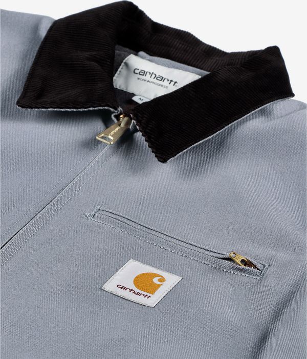 Carhartt WIP Detroit Dearborn Jacke (dove grey black rigid)