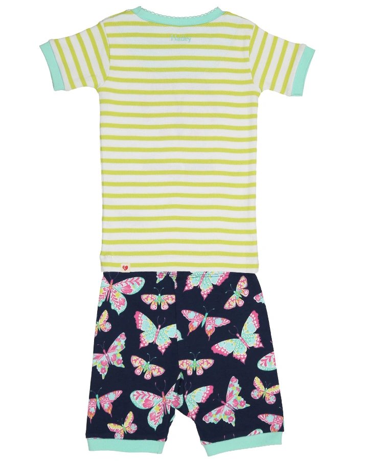 Schlafanzug DELIGHTFUL BUTTERFLIES kurz in bunt