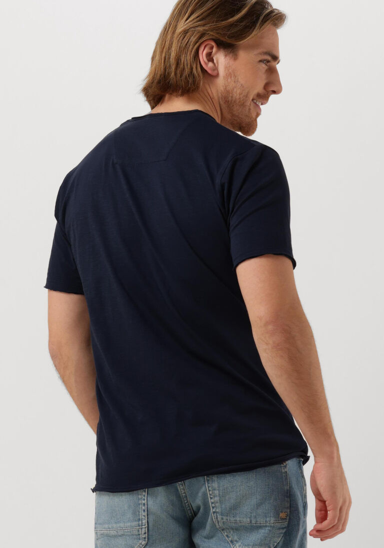 DSTREZZED donkerblauwe dstrezzed t-shirt steward slub jersey
