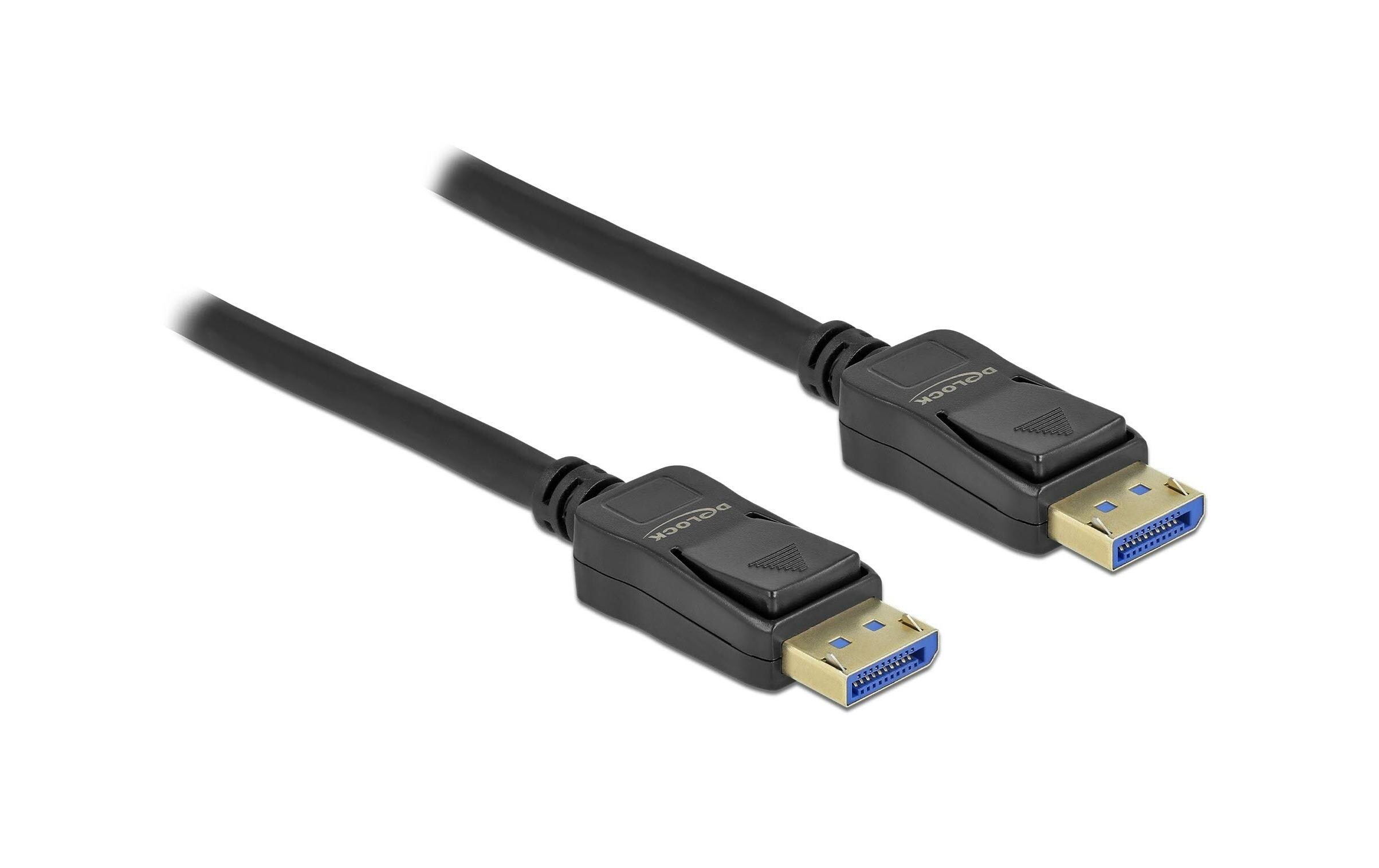 Kabel 10K 60Hz, 54Gbps DisplayPort - DisplayPort, 1 mDelock DisplayPort Kabel 10K 60 Hz 54 Gbps 1 m