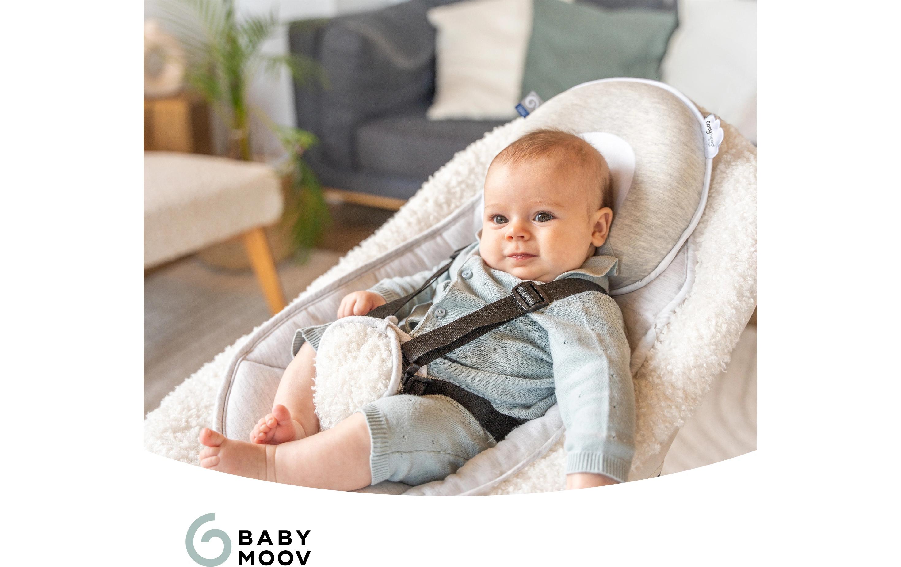 Baby-Kopfkissen Cosyhead SmokeyAtmungsaktives und temperaturausgleichendes Kissen