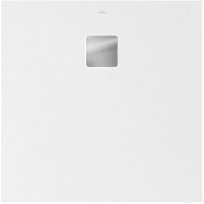 Receveur de douche 80 x 80 cm en acrylique, blanc mat, Villeroy & Boch Exklusive