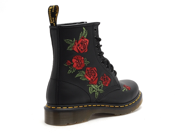 Dr martens boots bottine plates femme 1460 vonda noir