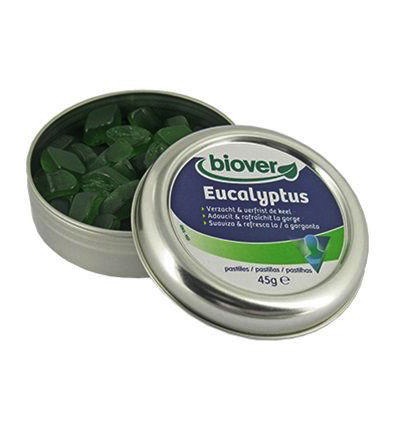 Biover Eucalyptus pastilles (45 gr)
