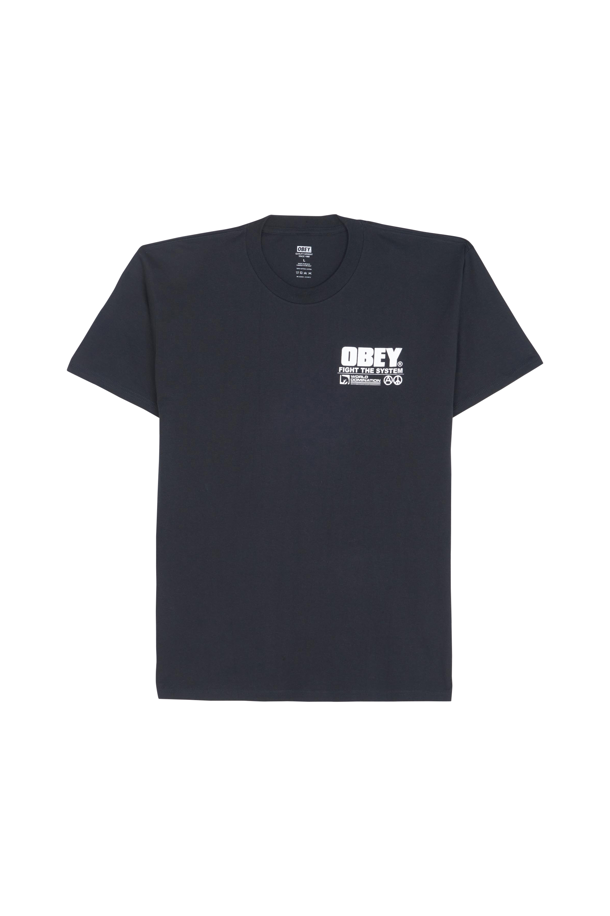 OBEY T-shirt  OBEY FIGHT THE SYSTEM Noir