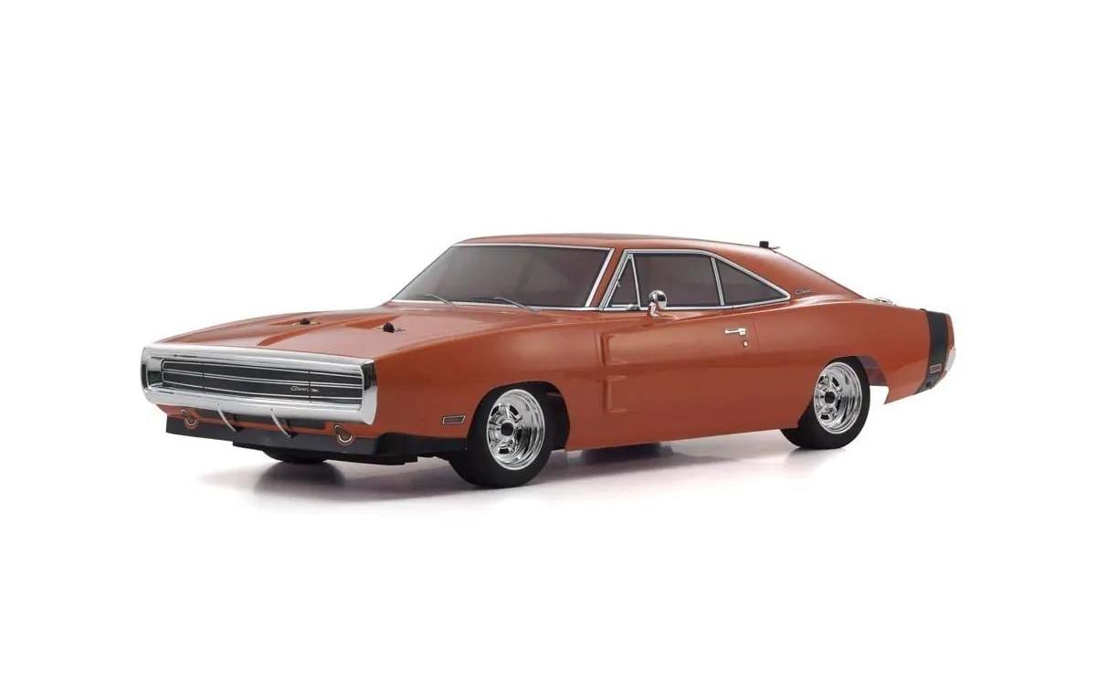 Tourenwagen Fazer MK2 Dodge Charger Orange, ARTR, 1:10<br>4WD On-Road Modell mit 1970 Dodge Charger Karosserie