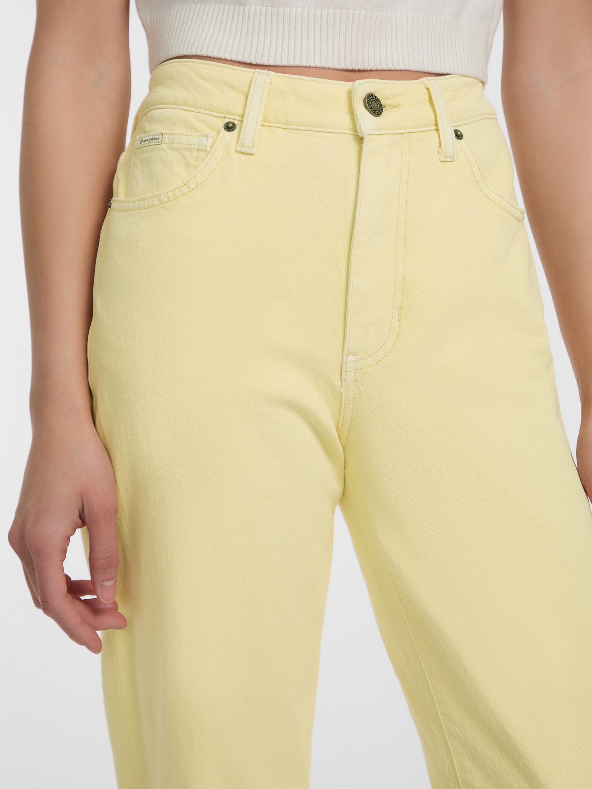 Calça jeans estilo mãe G06