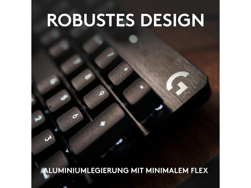 Logitech Gaming-Tastatur G413 SE Mechanische Gaming-Tastatur mit Aluminium-Top-Case