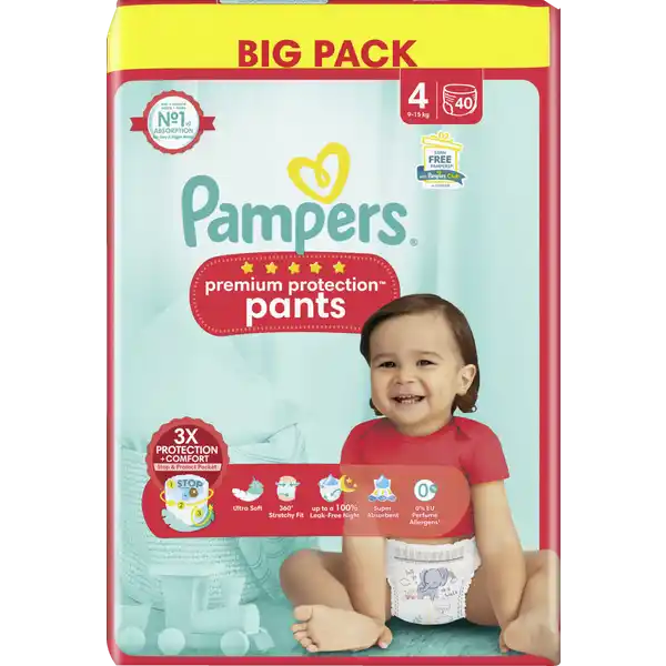 Premium protection pants Gr. 4 (9-15kg) Big Pack