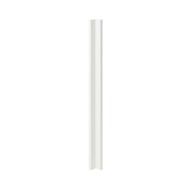 Fileur d'angle haut GoodHome Stevia blanc H. 89.5 cm x l. 59 mm x Ep. 5 mm