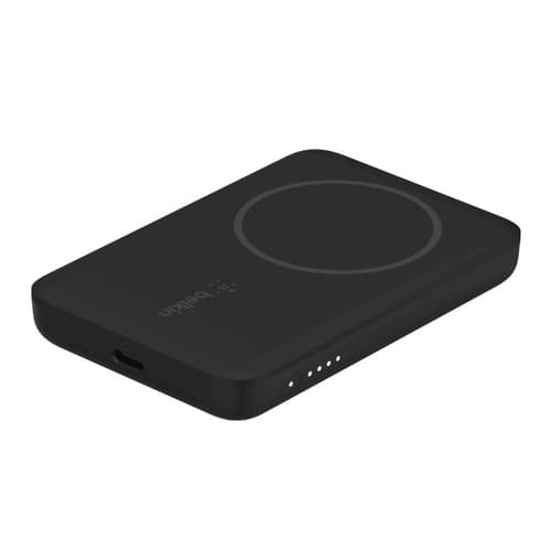 Belkin BPD002BTBK, 2500 mAh, Trådlös laddning, 5 W, Svart