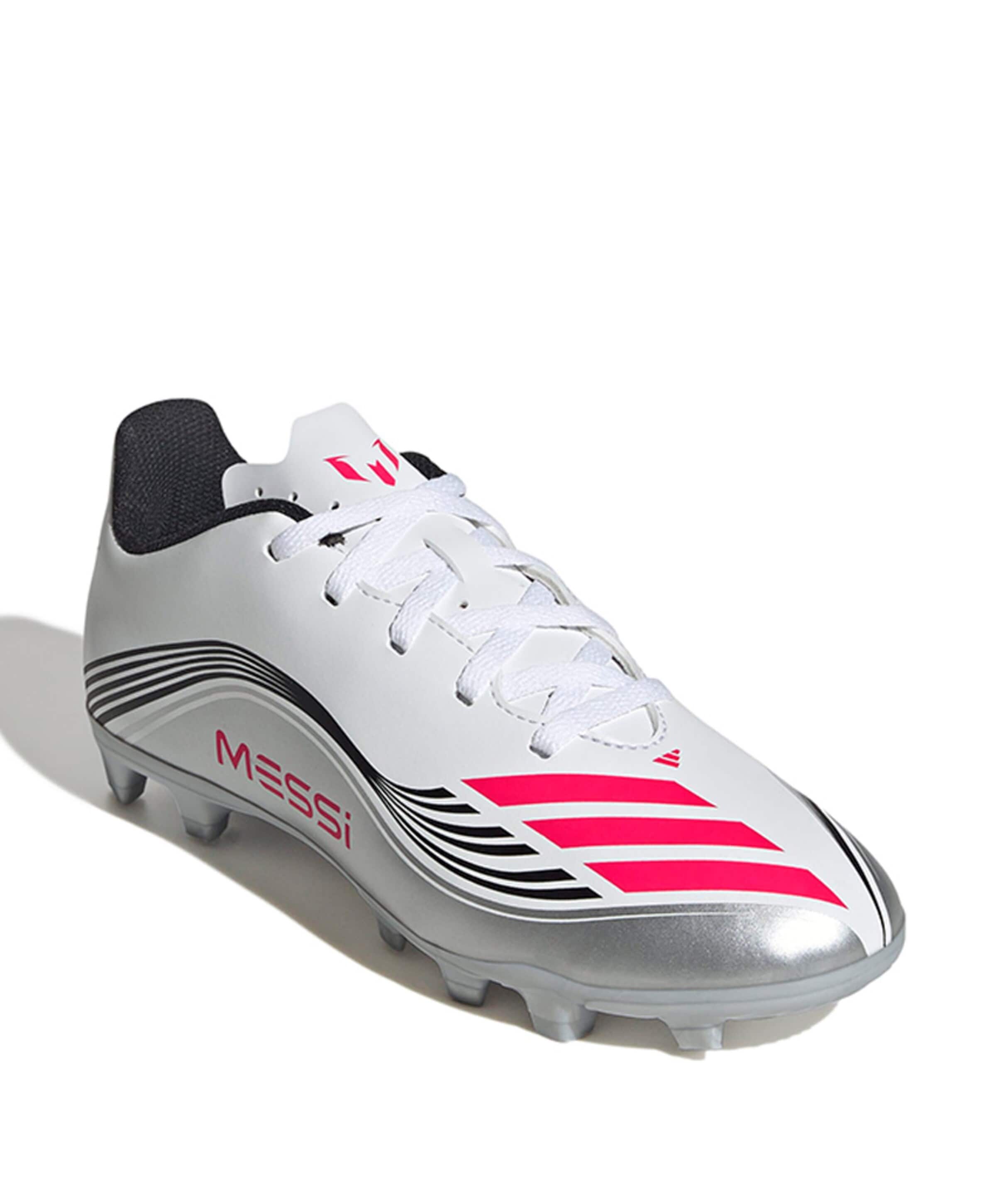 Adidas F50 Messi Club Fg/mg J jongens voetbalschoenen wit