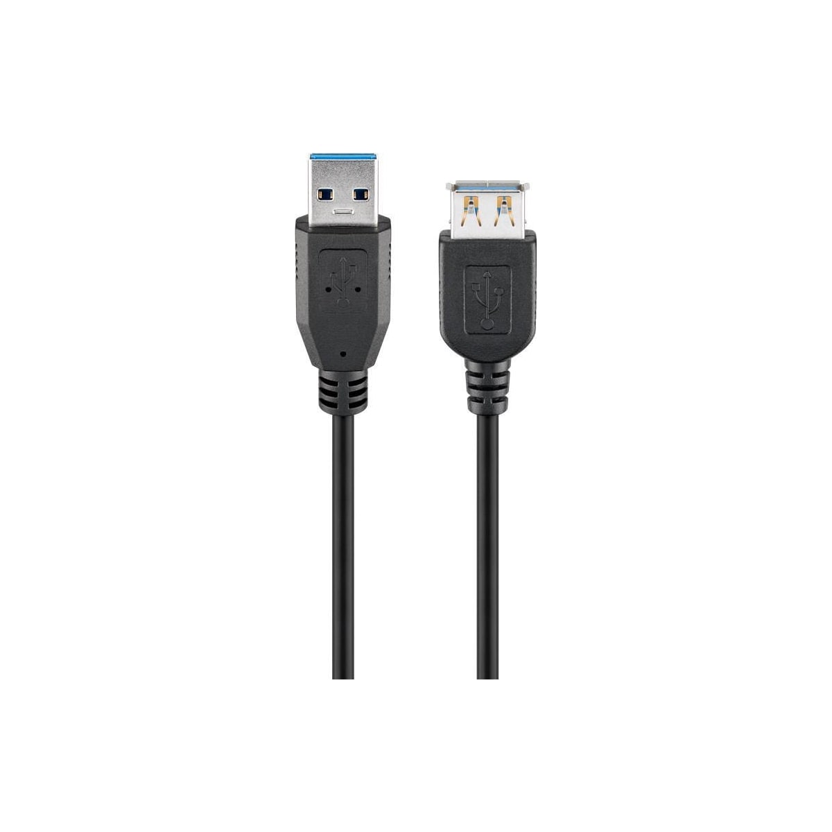 Goobay USB 3.0 SuperSpeed skjøtekabel, svart