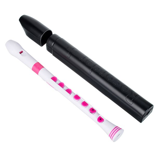 Nuvo Recorder+ Baroque white-pink