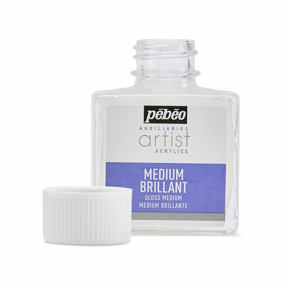 Médium acrylique brillant pour peinture - 75 ml