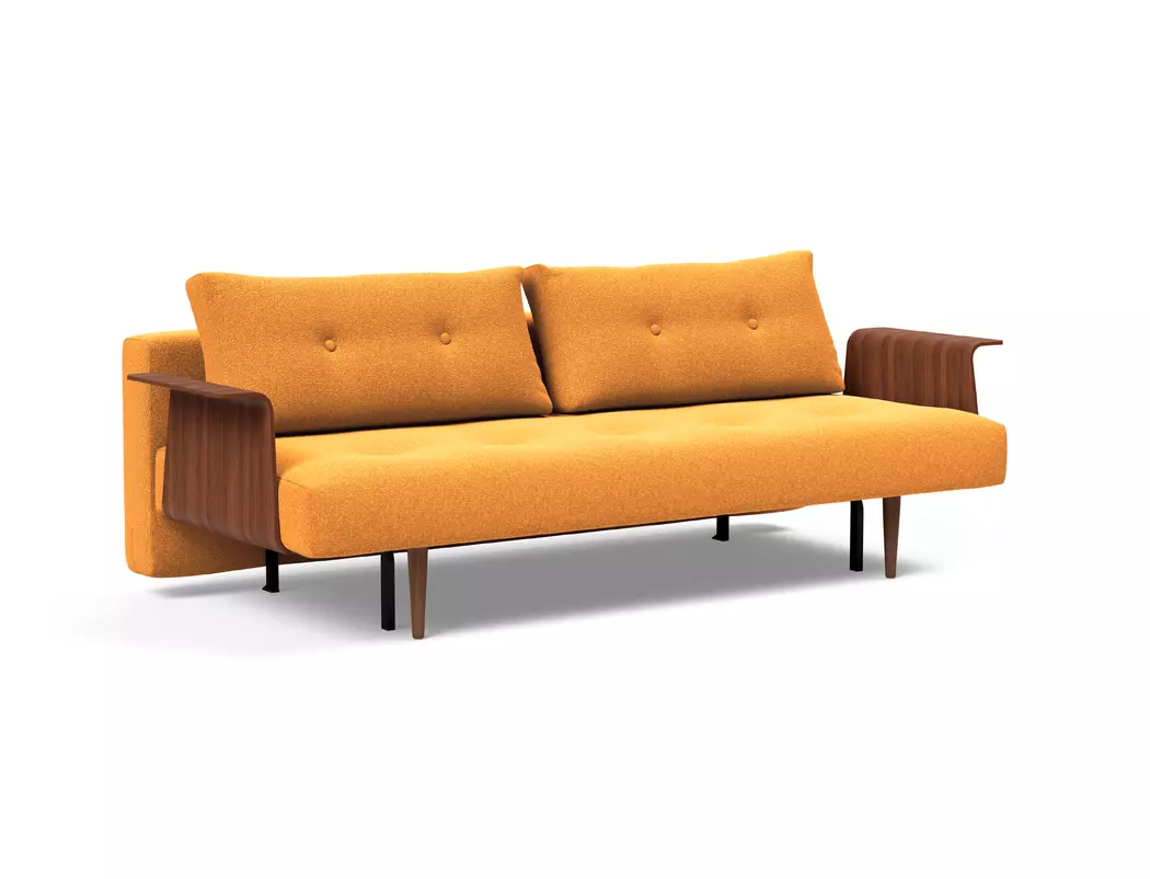 Schlafsofa mit Armlehnen Recast Plus dunkel