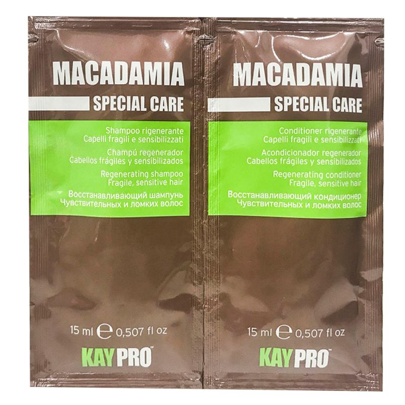 Shampoing Macadamia cheveux sensibles KayPro 2x15ml